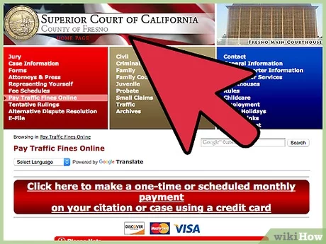 Pay Traffic Tickets in California